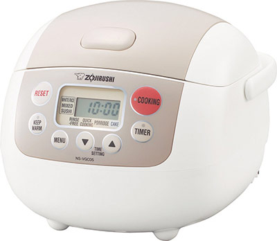 Zojirushi NS-VGC05 Micom 3-Cup (Uncooked) Electric Rice Cooker and Warmer